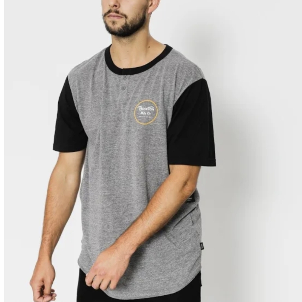 *NWT* Brixton Wheeler Henley Shirt